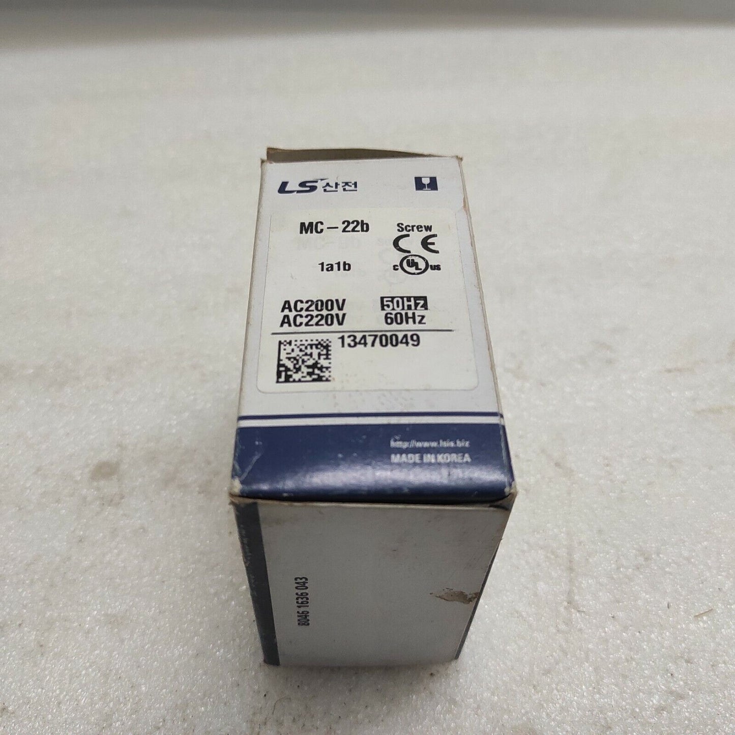 LS ELECTRIC MC-22B MAGNETIC CONTACTOR 22A COIL VOLTAGE 200-220V
