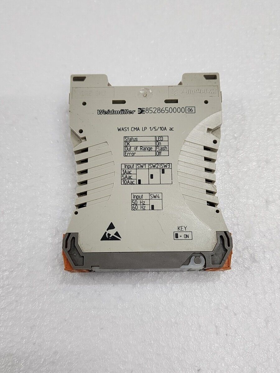 WEIDMULLER WAS1 CMA LP1/5/10A AC 8528650000-06