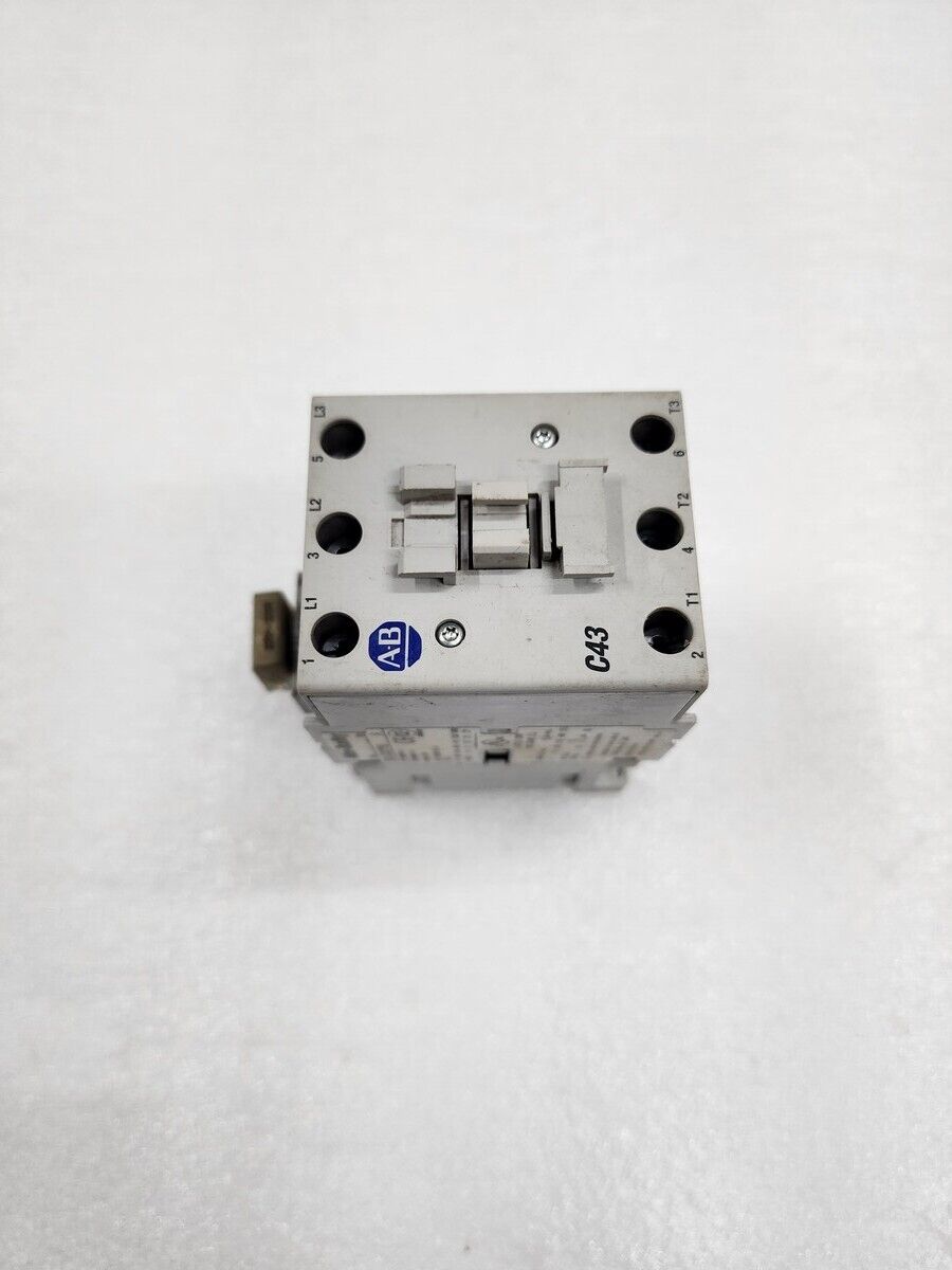 ALLEN BRADLEY CAT 100-C43-00 SER A MAGNETIC CONTACTOR COIL VOLTAGE 24VAC