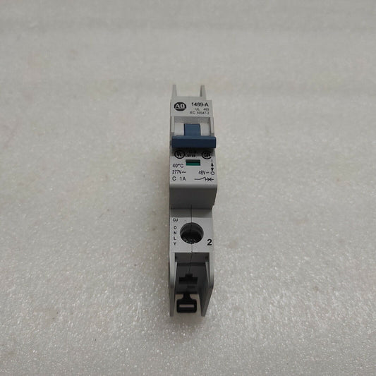 ALLEN BRADLEY CAT 1489-A1C010 MINIATURE 1-POLE CIRCUIT BREAKER 10A 277V 