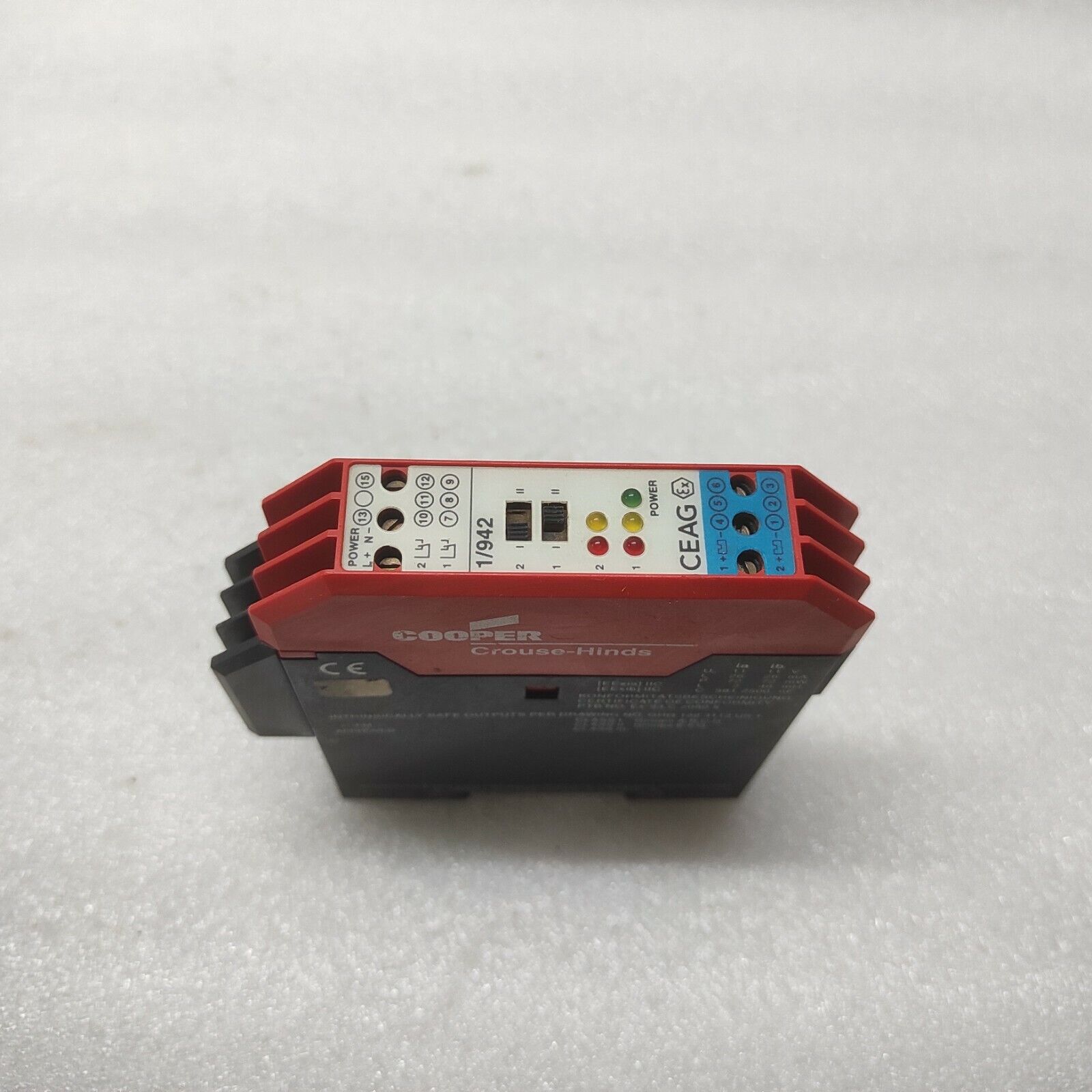 CEAG 1/942 SWITCH AMPLIFIER 3121B1002 230VAC