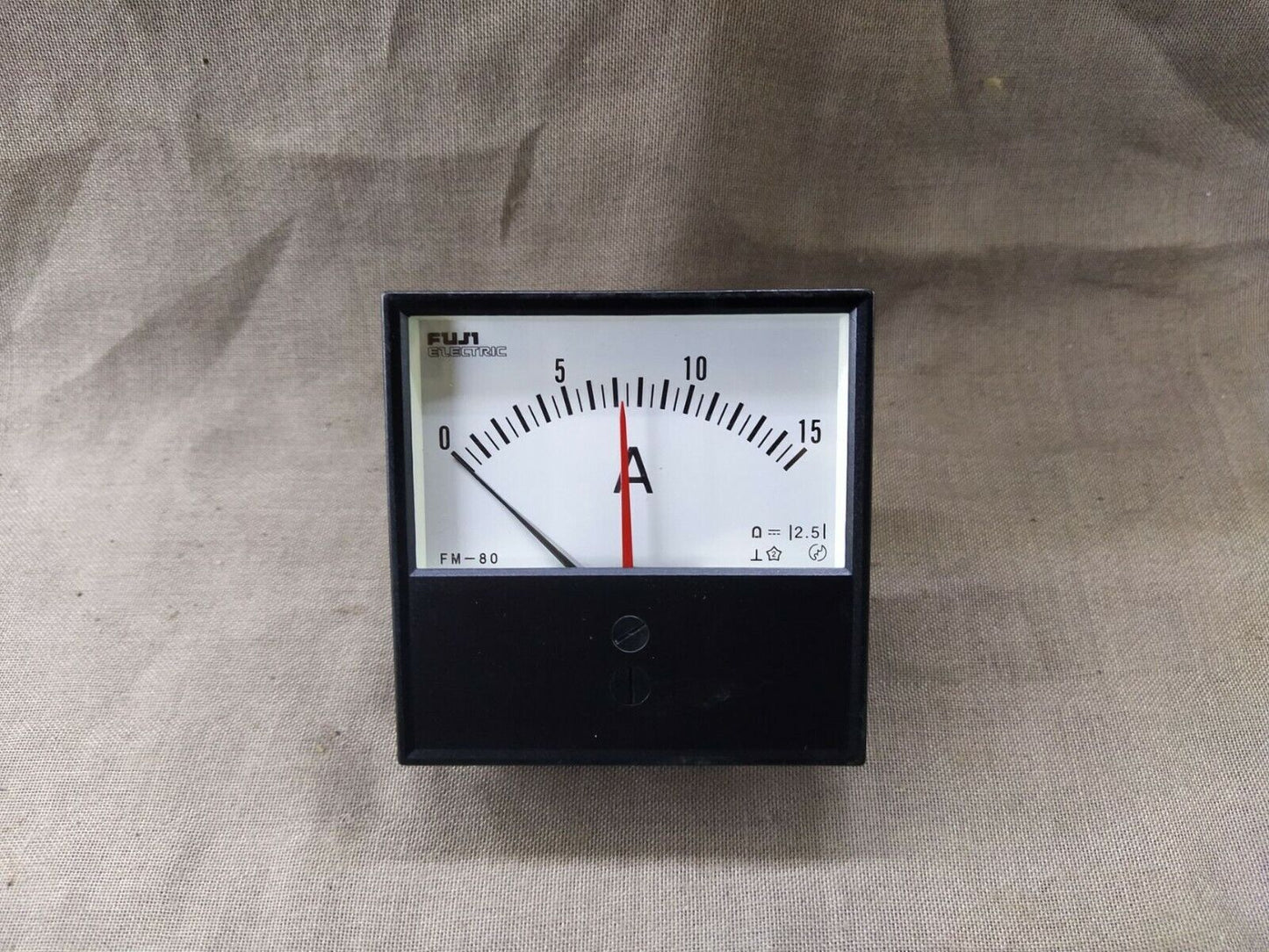 Fuji FM-80 Ampere Meter 1.5A 10V Ammeter