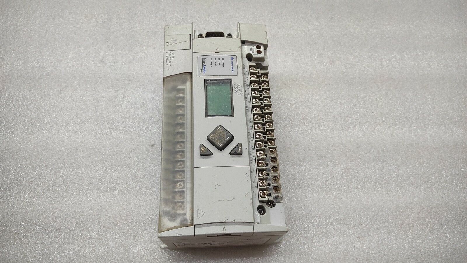 ALLEN BRADLEY CAT 1766-L32BWA MICRO LOGIX 1400 32-POINT CONTROLLER 70594