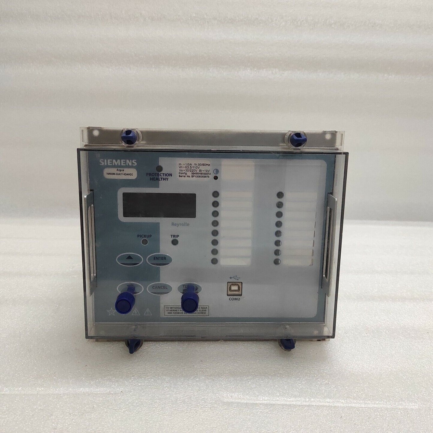 SIEMENS 7SR2203-2AA77-0CA0/CC ARGUS-M DIRECTIONAL OVERCURRENT RELAY