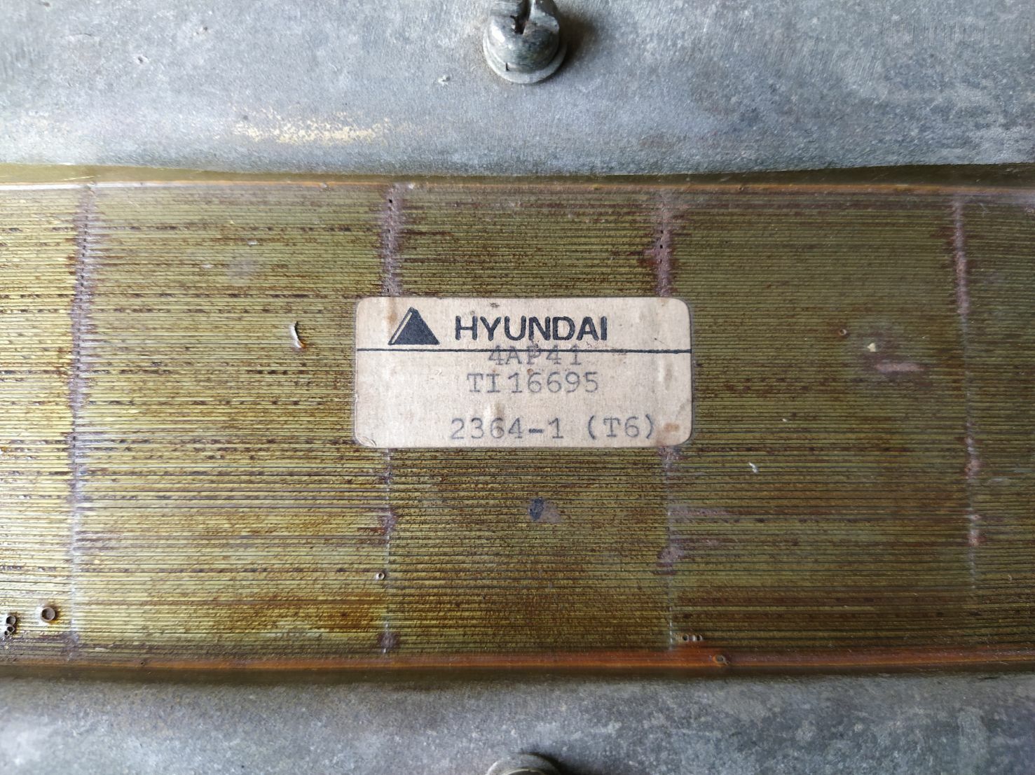 Hyundai 4AP41 TI16695 Rectifier Transformer TI 16695