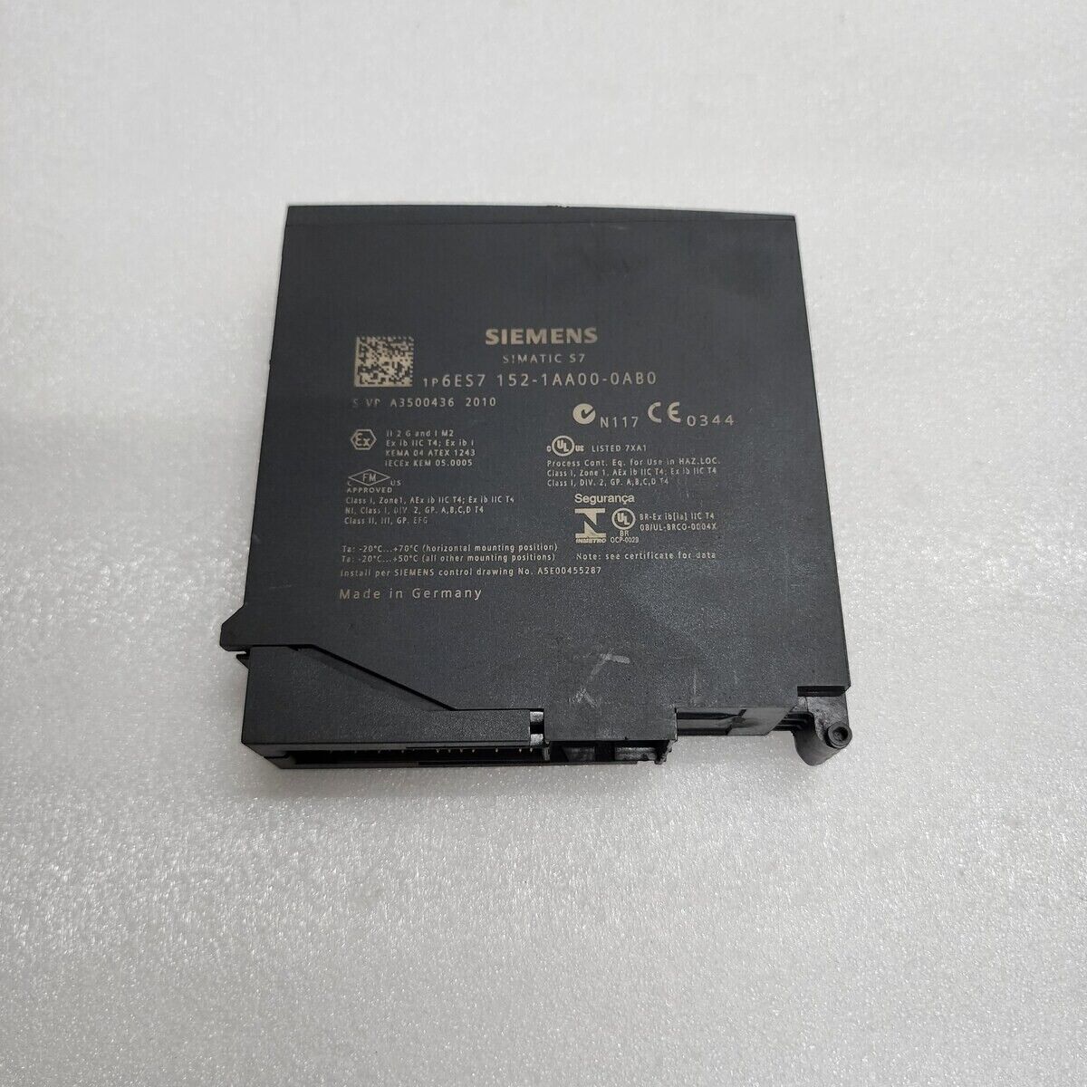 SIEMENS 6ES7 152-1AA00-0AB0 ET200ISP INTERFACE MODULE