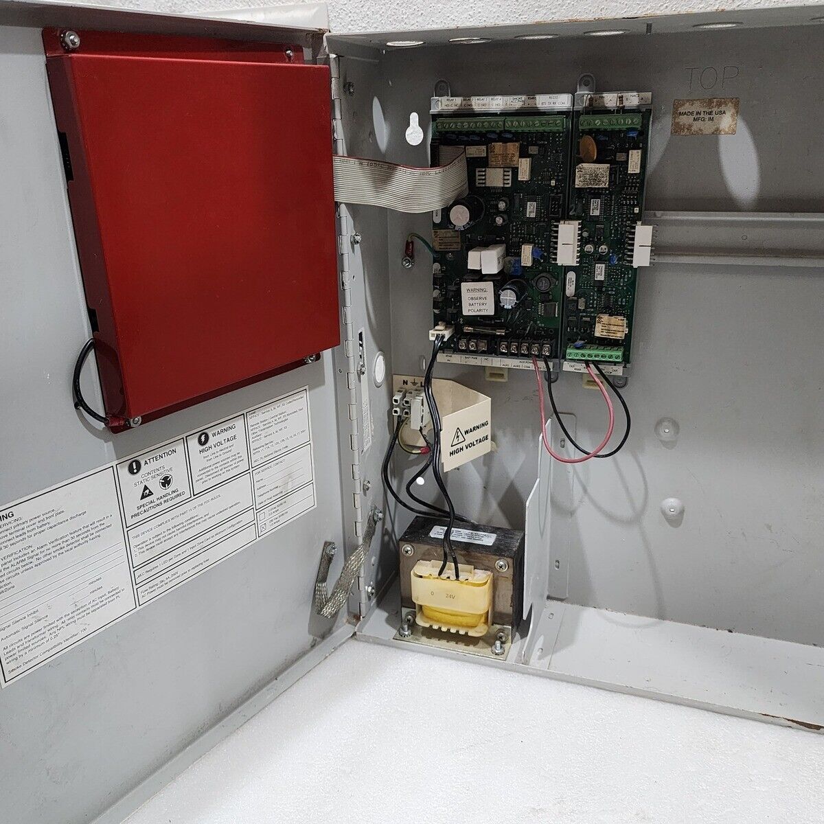 EST 7200004-03 QS4 FIRE ALARM CONTROL PANEL