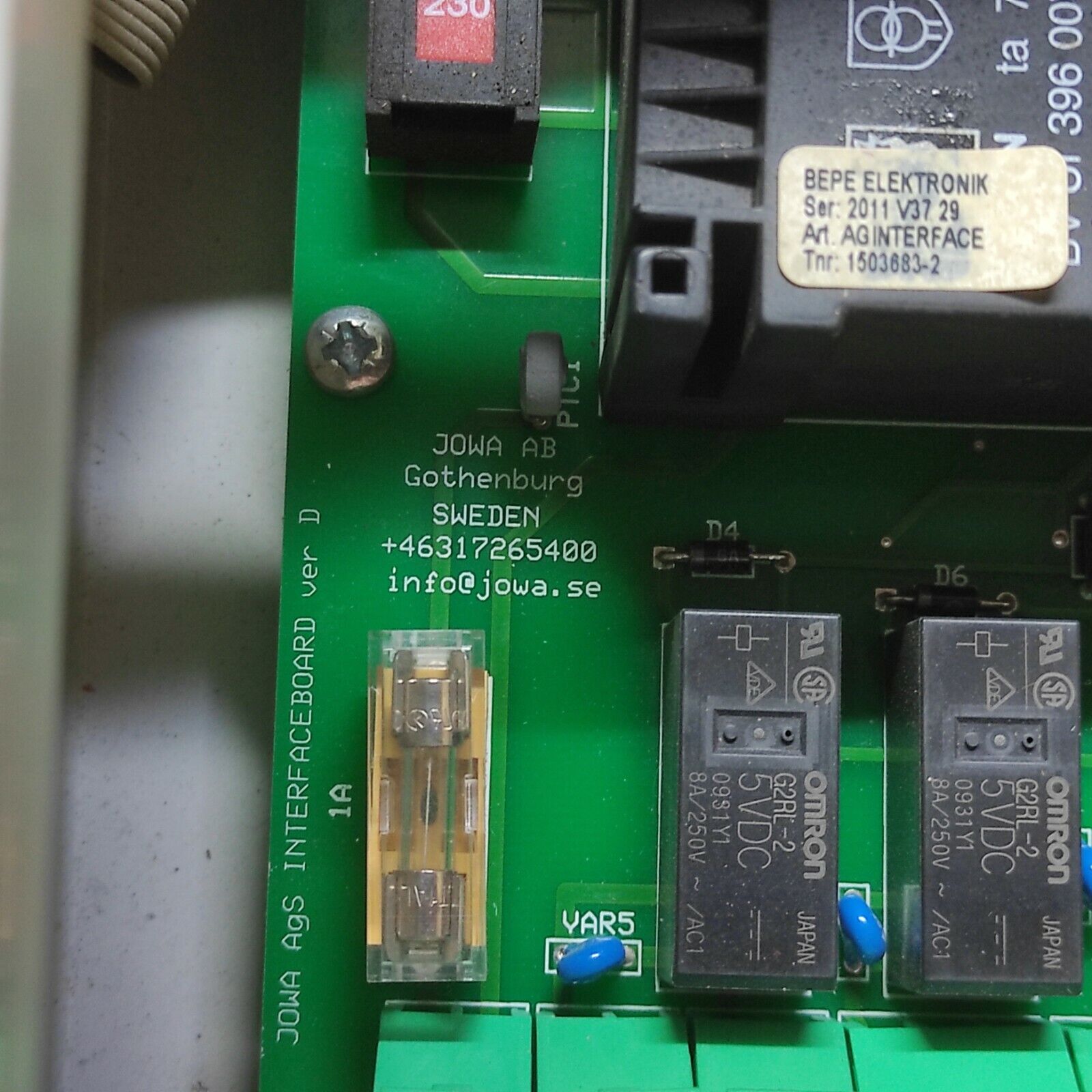 JOWA AG-STERILIZER FOR FRESH WATER DISINFECTION