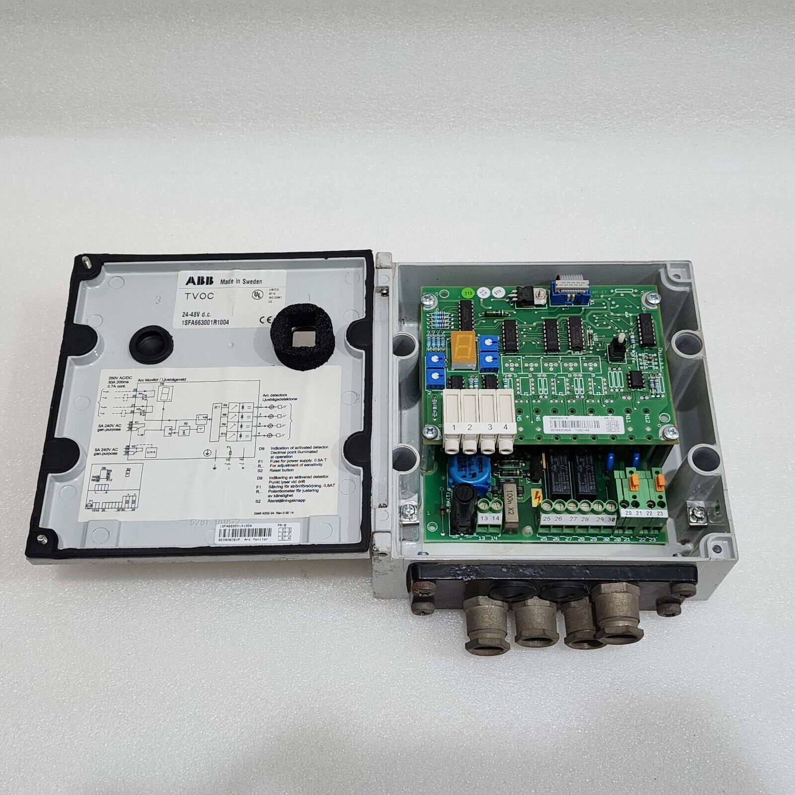 ABB 1SFA663001R1004 ARC GUARD SYSTEM TVOC-A3