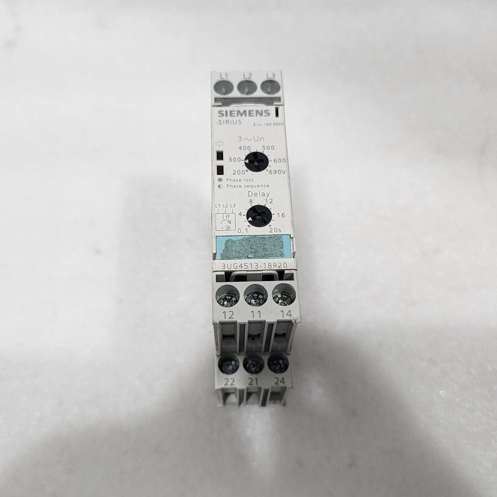 SIEMENS 3UG4513-1BR20 PHASE MONITORING RELAY