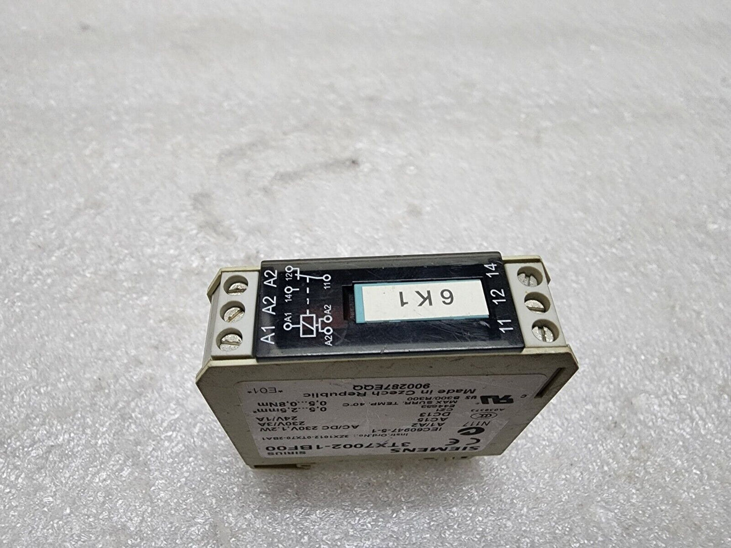 SIEMENS SIRIUS 3TX7002-1BF00 INTERFACE RELAY 230VAC/DC