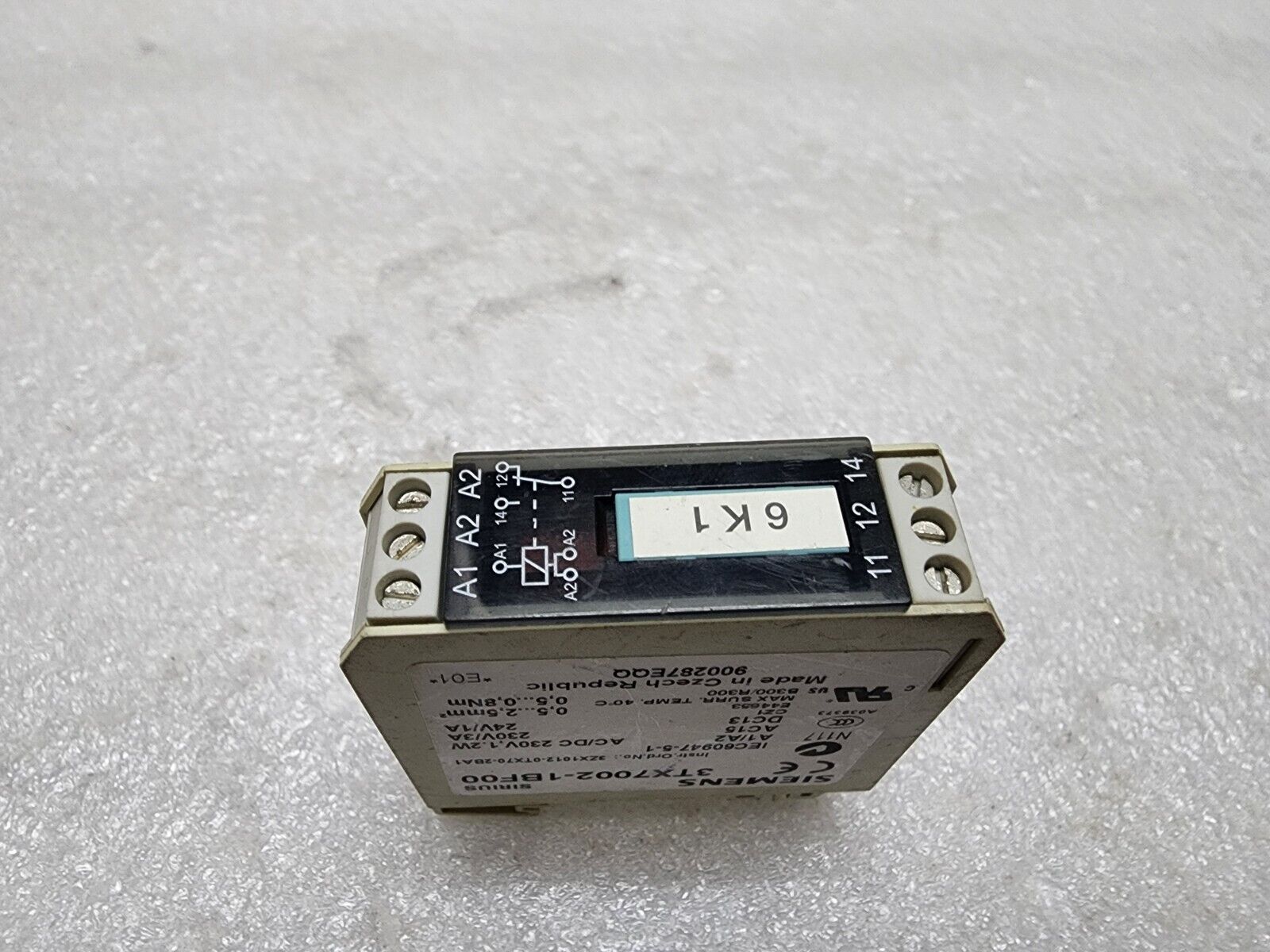 SIEMENS SIRIUS 3TX7002-1BF00 INTERFACE RELAY 230VAC/DC