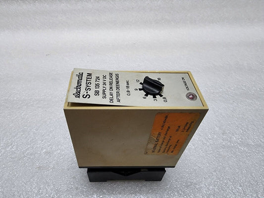 ELECTROMATIC S-SYSTEM SB135724 DELAY ON RELEASE 24VDC
