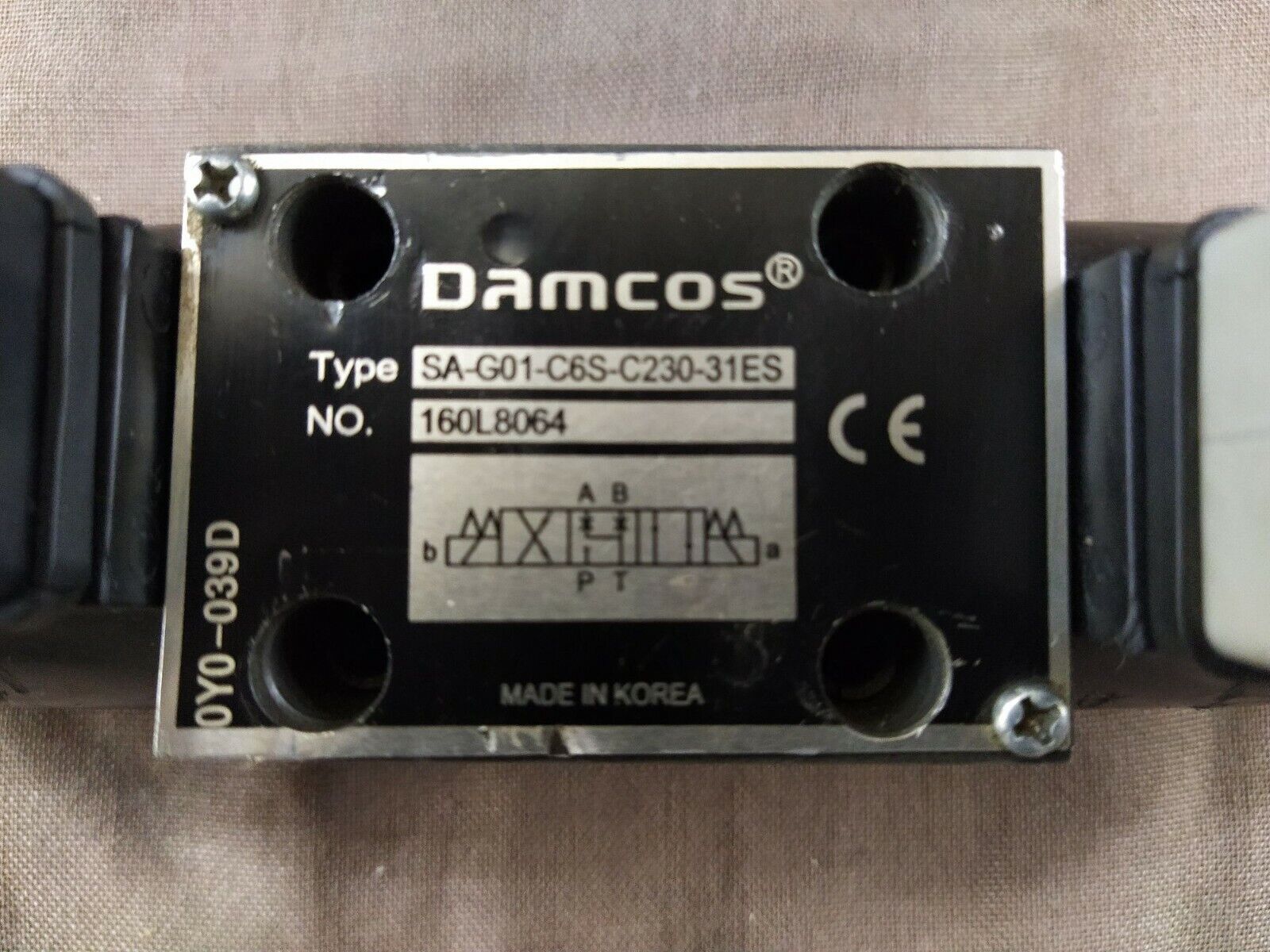 DAMCOS SA G01 C6S C230 31ES Solenoid Operated Direktionale Regelventil SAG01C6S