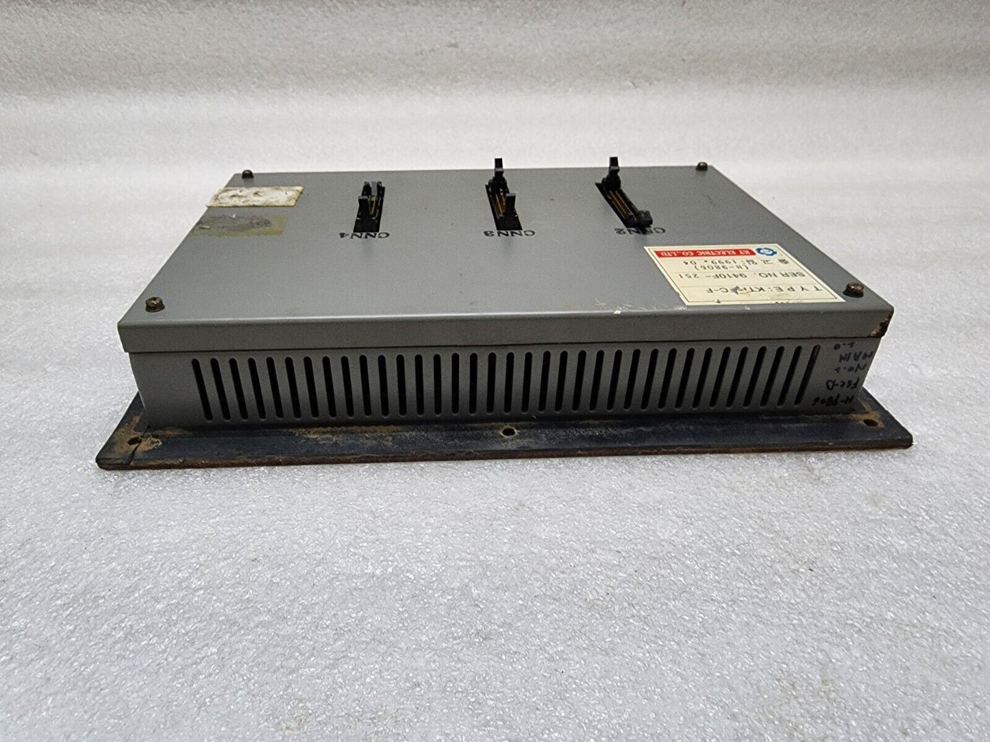 SAMGONG CO LTD KTPFC-F PURIFIER AUTO CONTROL SYSTEM 