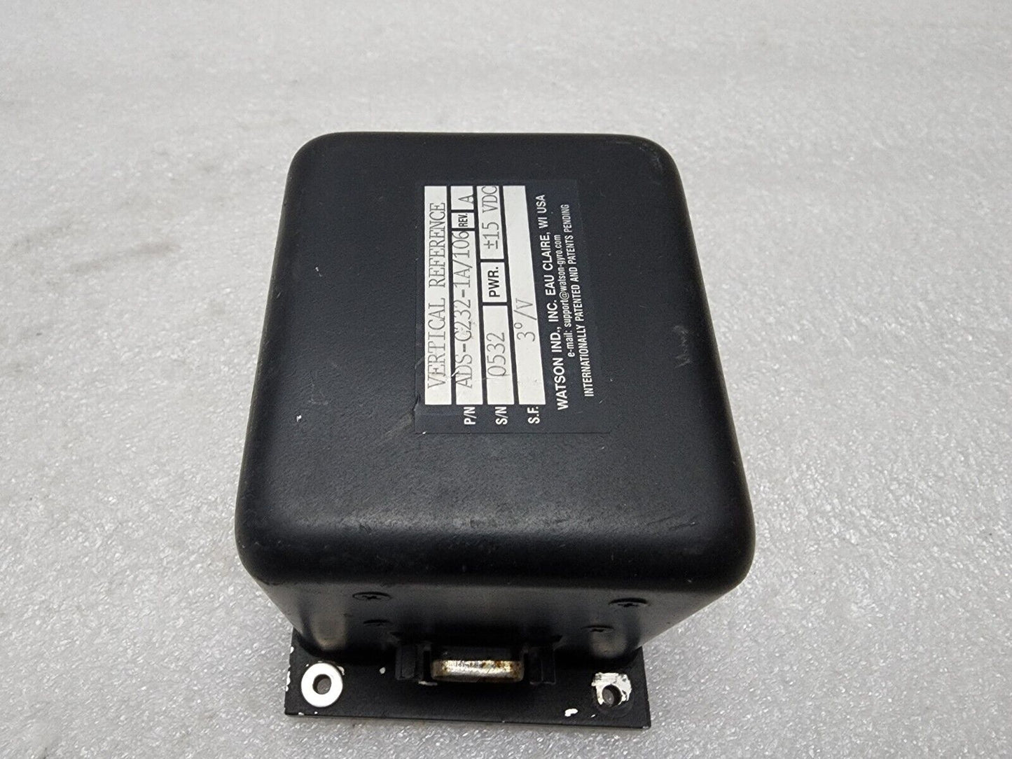 WATSON ADS-C232-1A/106 REV A GYRO SENSOR 15VDC