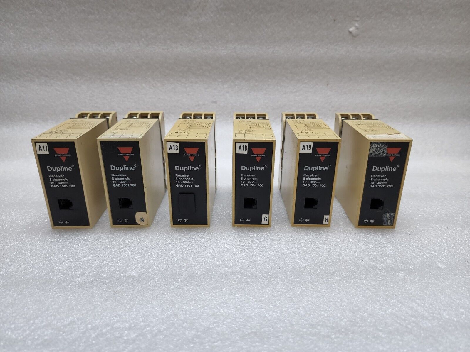 CARLO GAVAZZI GAD1501700 8-CH RECEIVER 10-30VDC