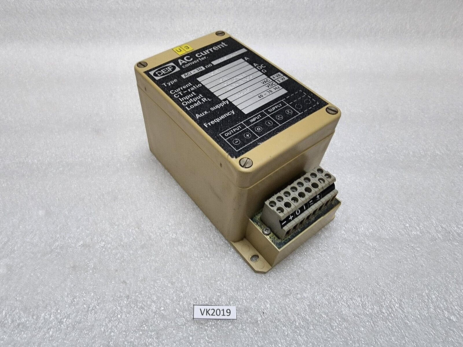 DEIF ACI-3N AC CURRENT CONVERTER 430V3-2