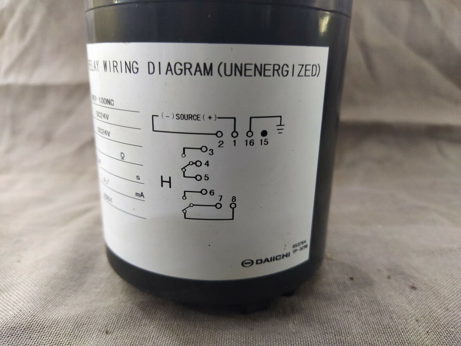 Daiichi MEP-100NC Meter Relay 24V DC