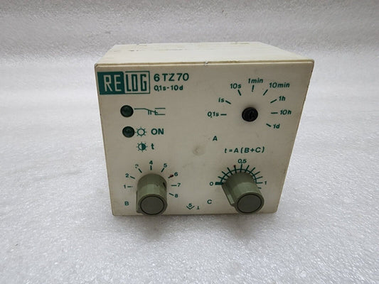 RELOG 6TX70 TIMER RELAY 0.1S-10D 220V