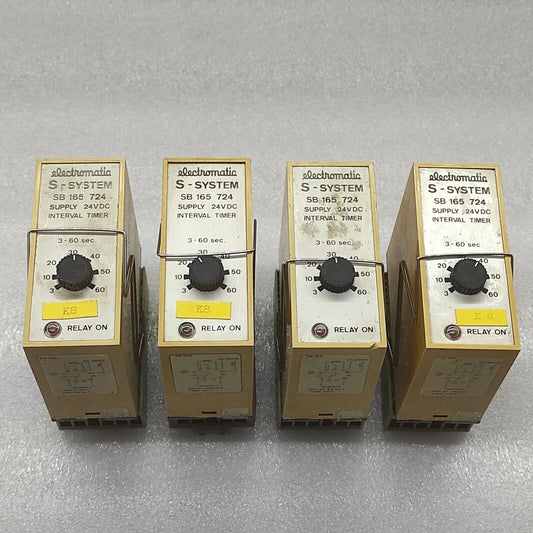 ELECTROMATIC SB 165 724 INTERVAL TIMER 24VDC