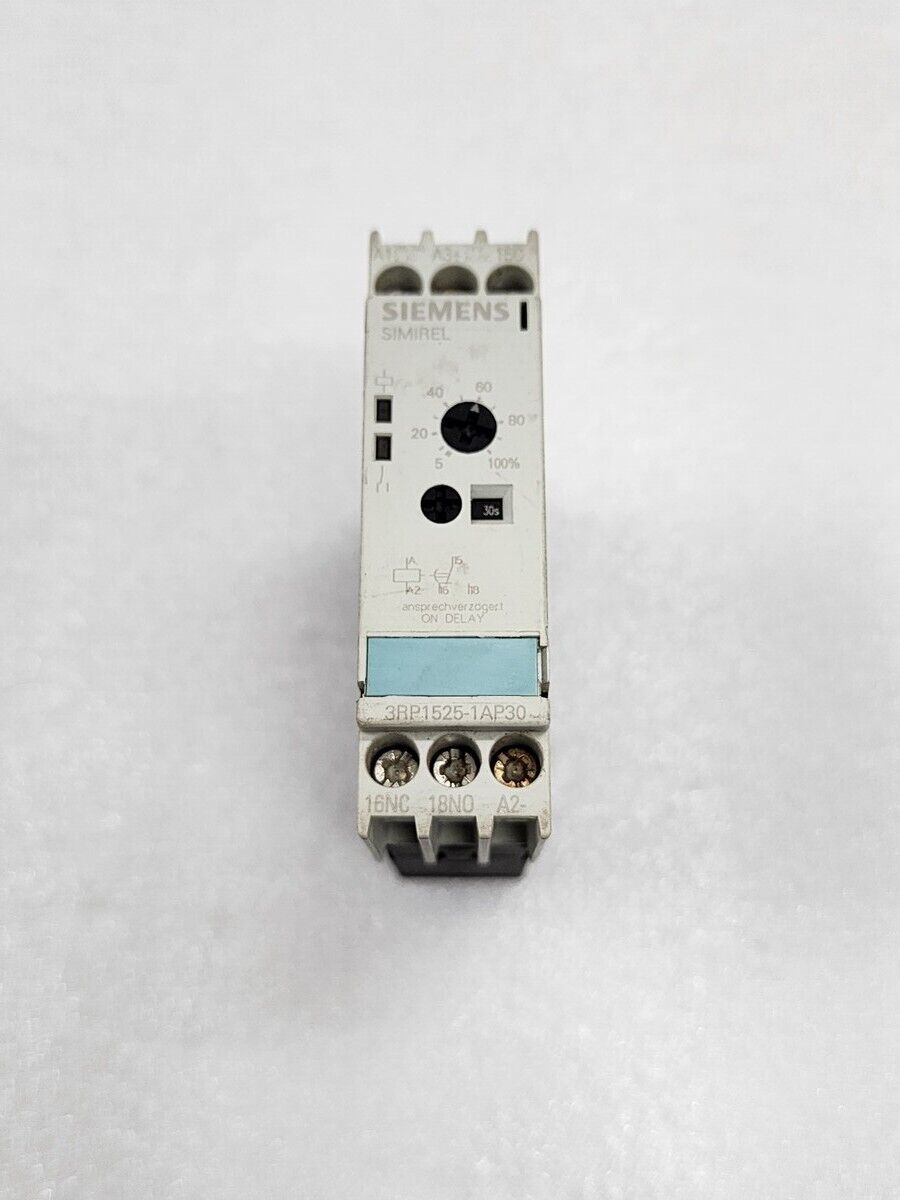 SIEMENS 3RP1525-1AP30 TIMING RELAY ON DELAY