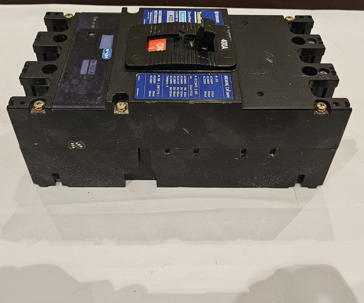 TERASAKI XP400CS 3-POLE CIRCUIT BREAKER 400A