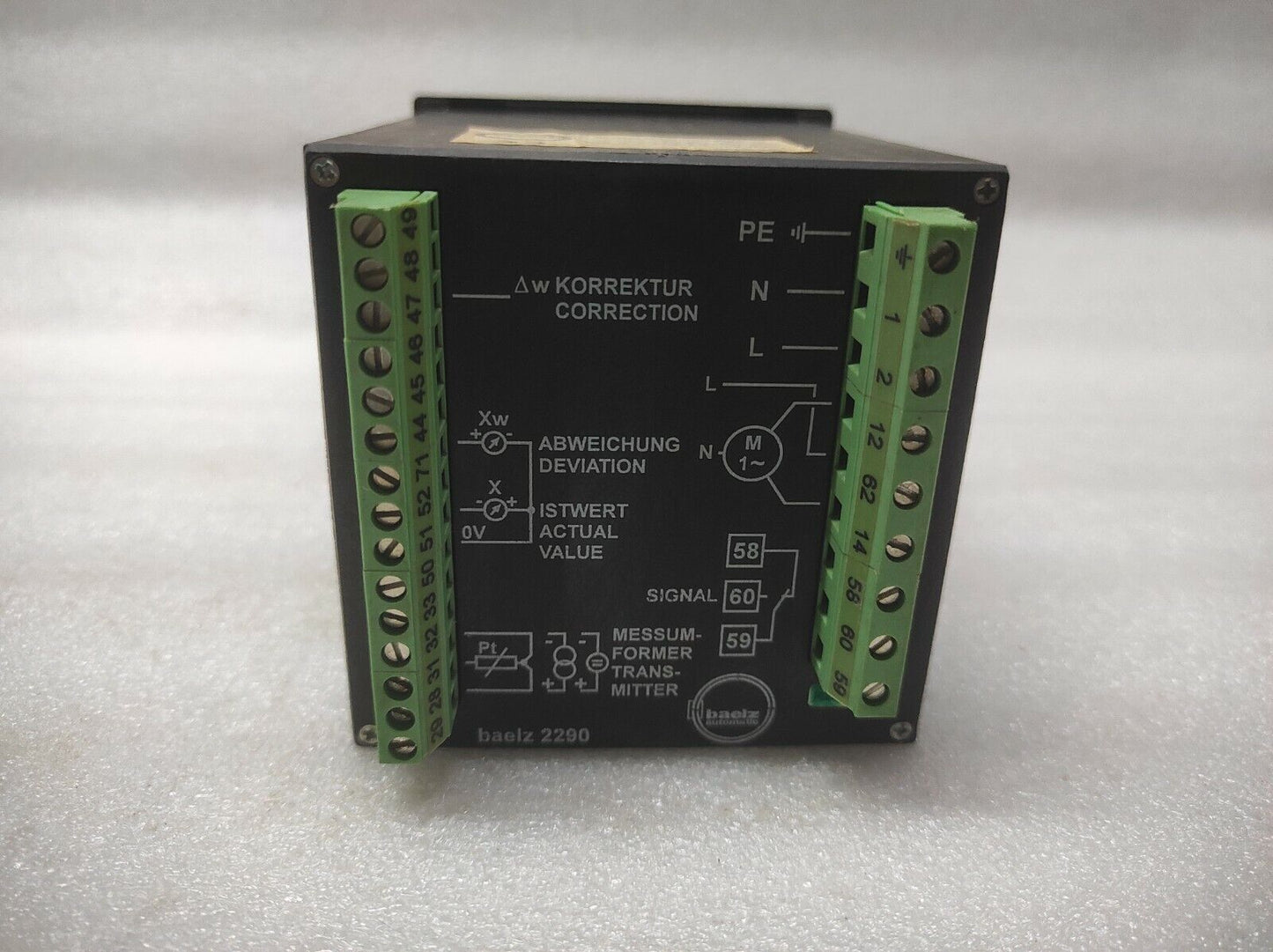 BAELZ AUTOMATIC WBS 2290 TEMPERATURE CONTRLLER 2290-A-D-2.7-230-SA R20311 230V