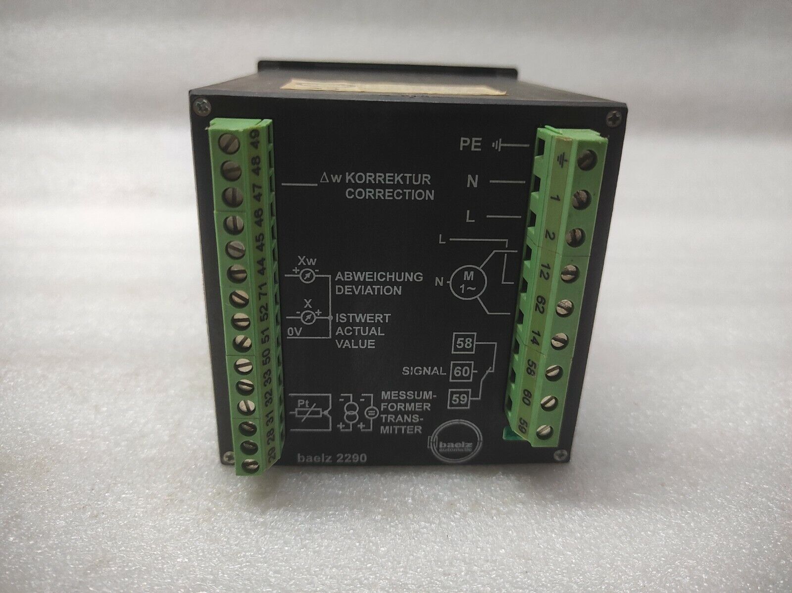 BAELZ AUTOMATIC WBS 2290 TEMPERATURE CONTRLLER 2290-A-D-2.7-230-SA R20311 230V