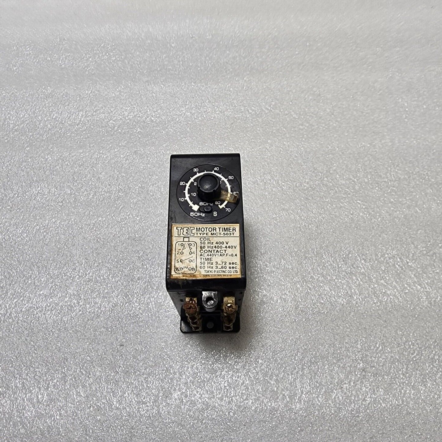 TEC MCT-503T MOTOR TIMER 400-440V