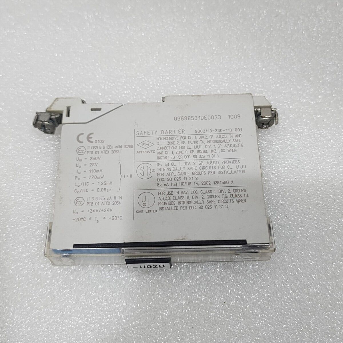 STAHL 9002/13-280-110-001 SAFETY BARRIER