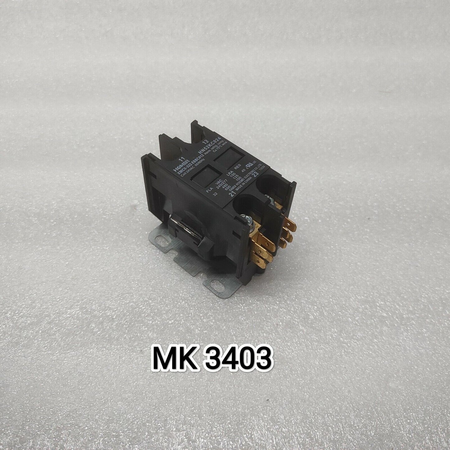 XIAMEN HONGMEI XMC0-322-EBBC012 CONTACTOR HN52KC024 COIL VOLTAGE 24VAC