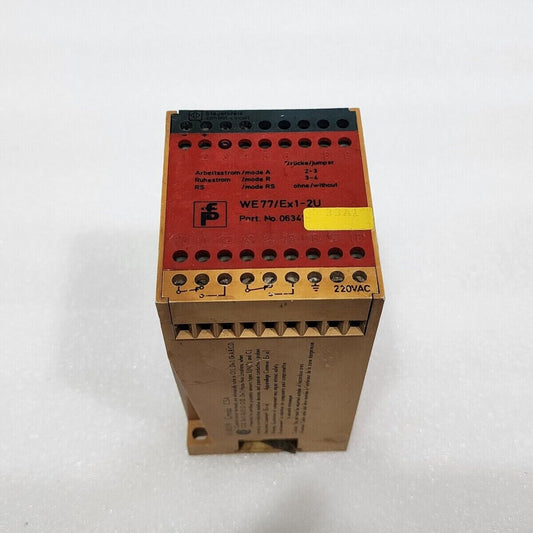 PEPPERL + FUCHS WE77/EX1-2U SWITCH AMPLIFIER 06341S