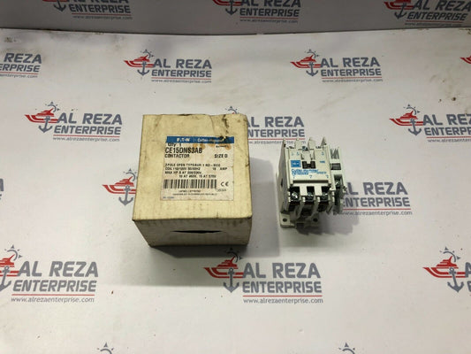 EATON CUTLER-HAMMER CE15DNS3AB 3-POLE CONTACTOR 18A 110-120V CE15DNS3