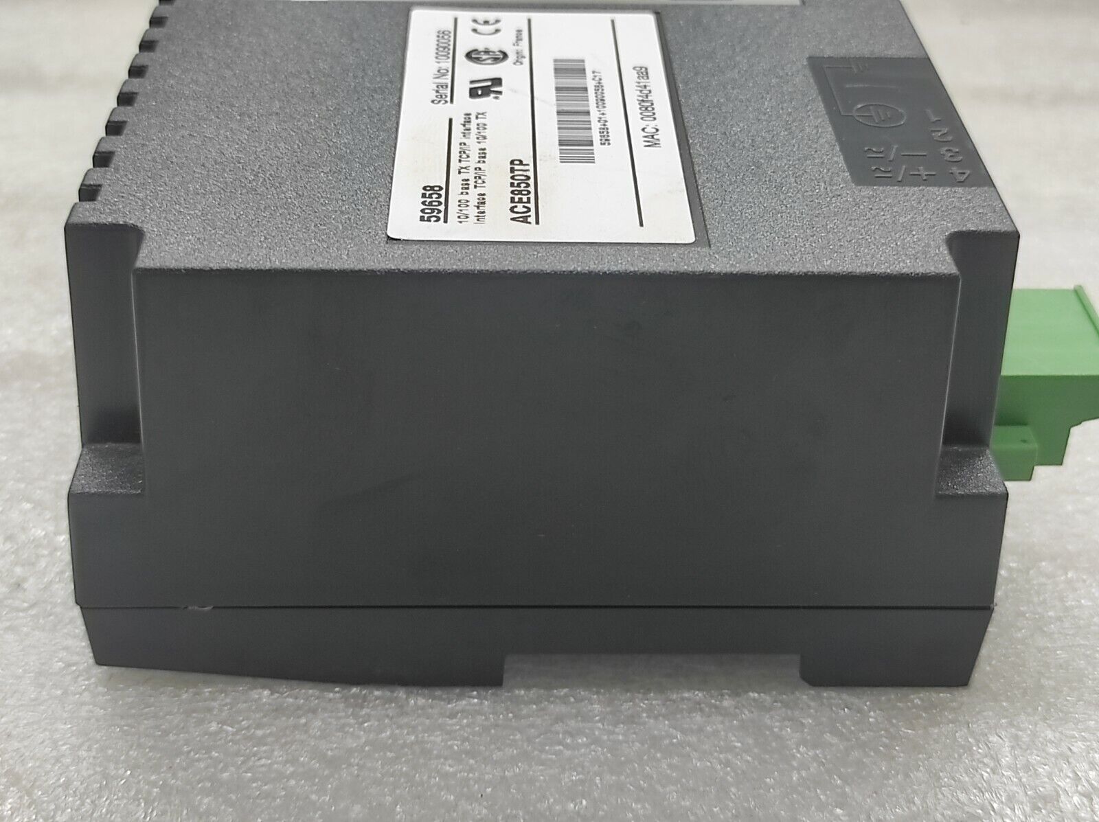 SE 59658 ETHERNET PORTS INTERFACE 10/100 BASE TX ACE850TP