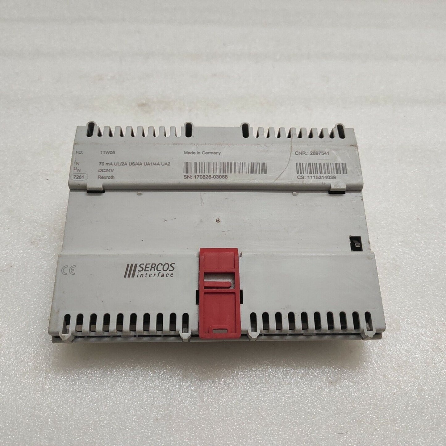 REXROTH SERCOS 3 R-ILB S3 24 DI16 DIO16 R911170826-206 24VDC