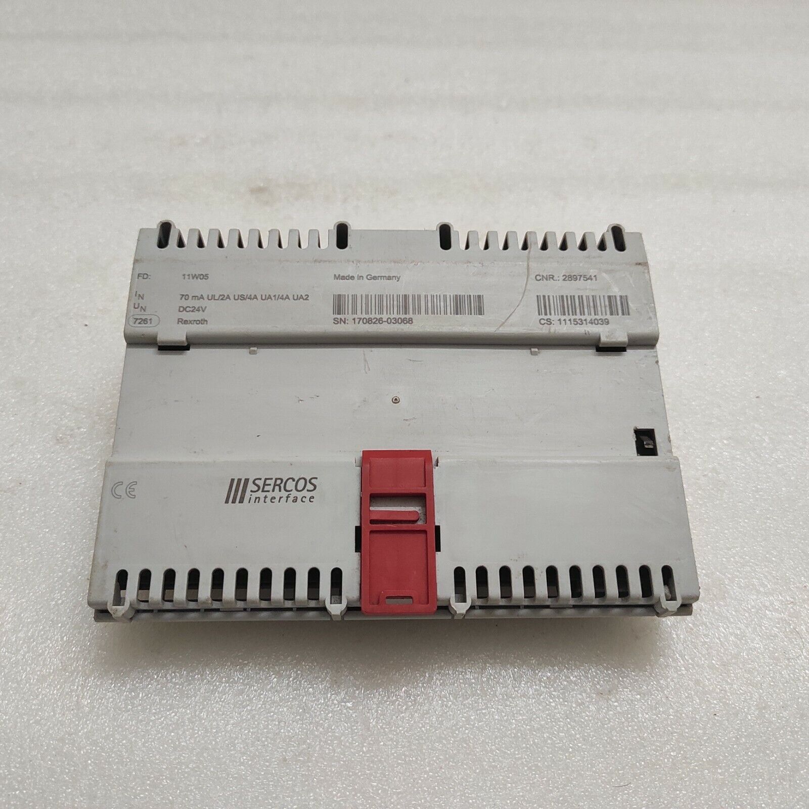 REXROTH SERCOS 3 R-ILB S3 24 DI16 DIO16 R911170826-206 24VDC