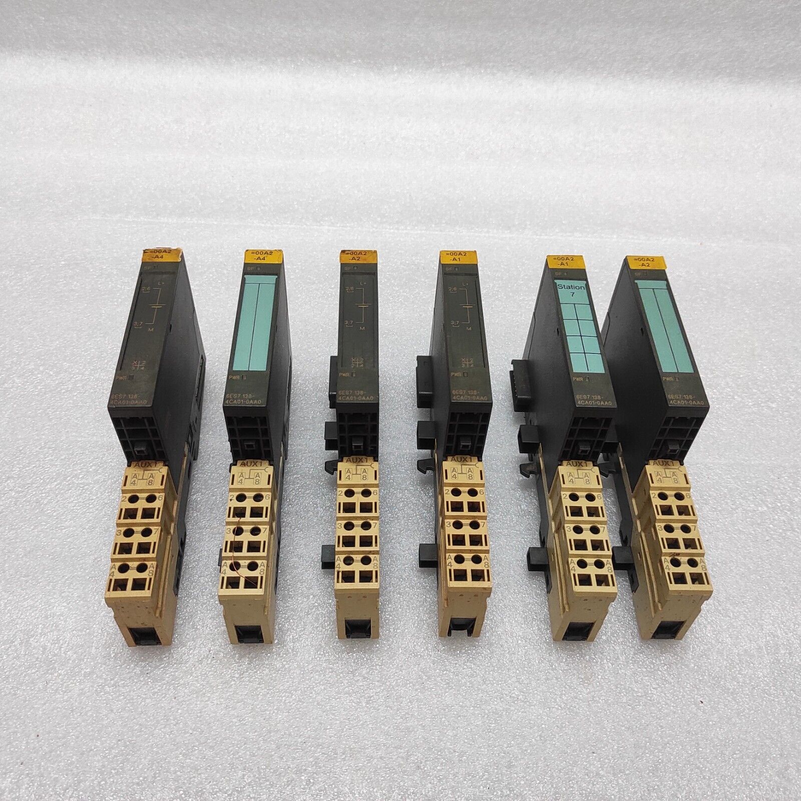 SIEMENS 6ES7 138-4CA01-0AA0 P-E POWER MODULES ET-200S LOT OF 3 UNIT