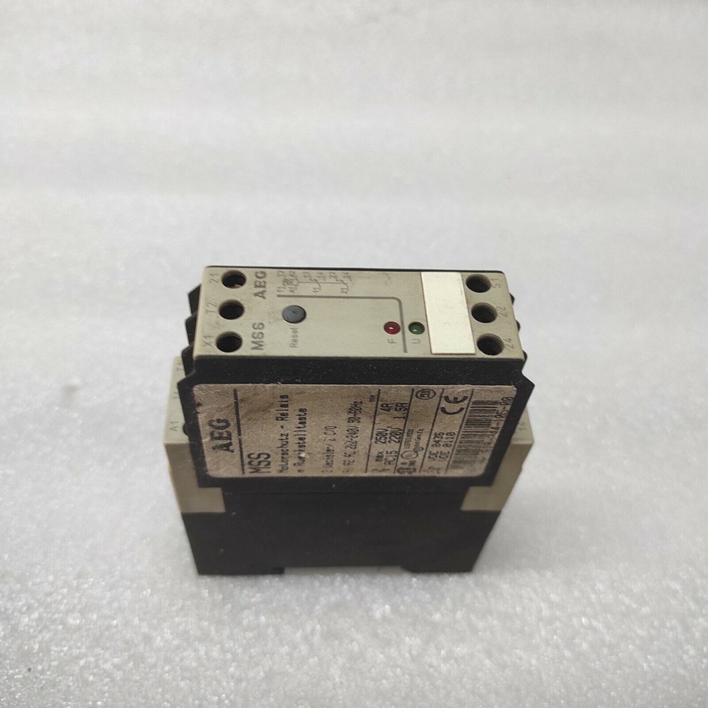 AEG MSS MOTOR PROTECTION RELAY 910-344-105-00 220-240V