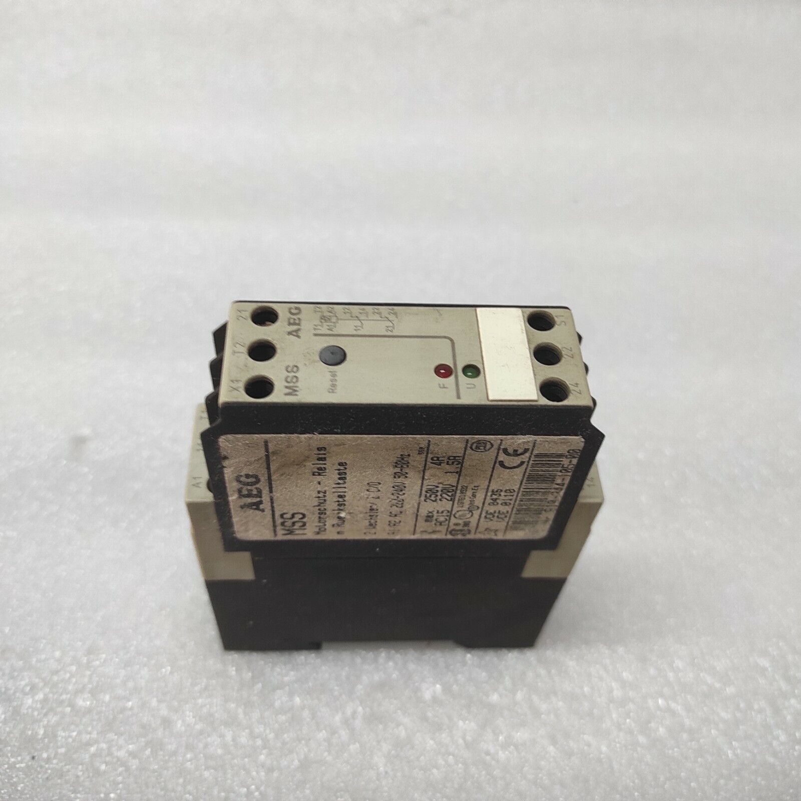 AEG MSS MOTOR PROTECTION RELAY 910-344-105-00 220-240V