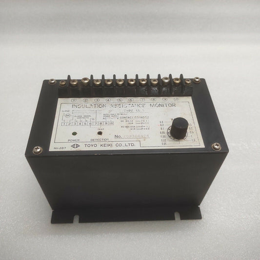TOYO KEIKI IS-3 INSULATION RESISTANCE MONITOR 110-115V