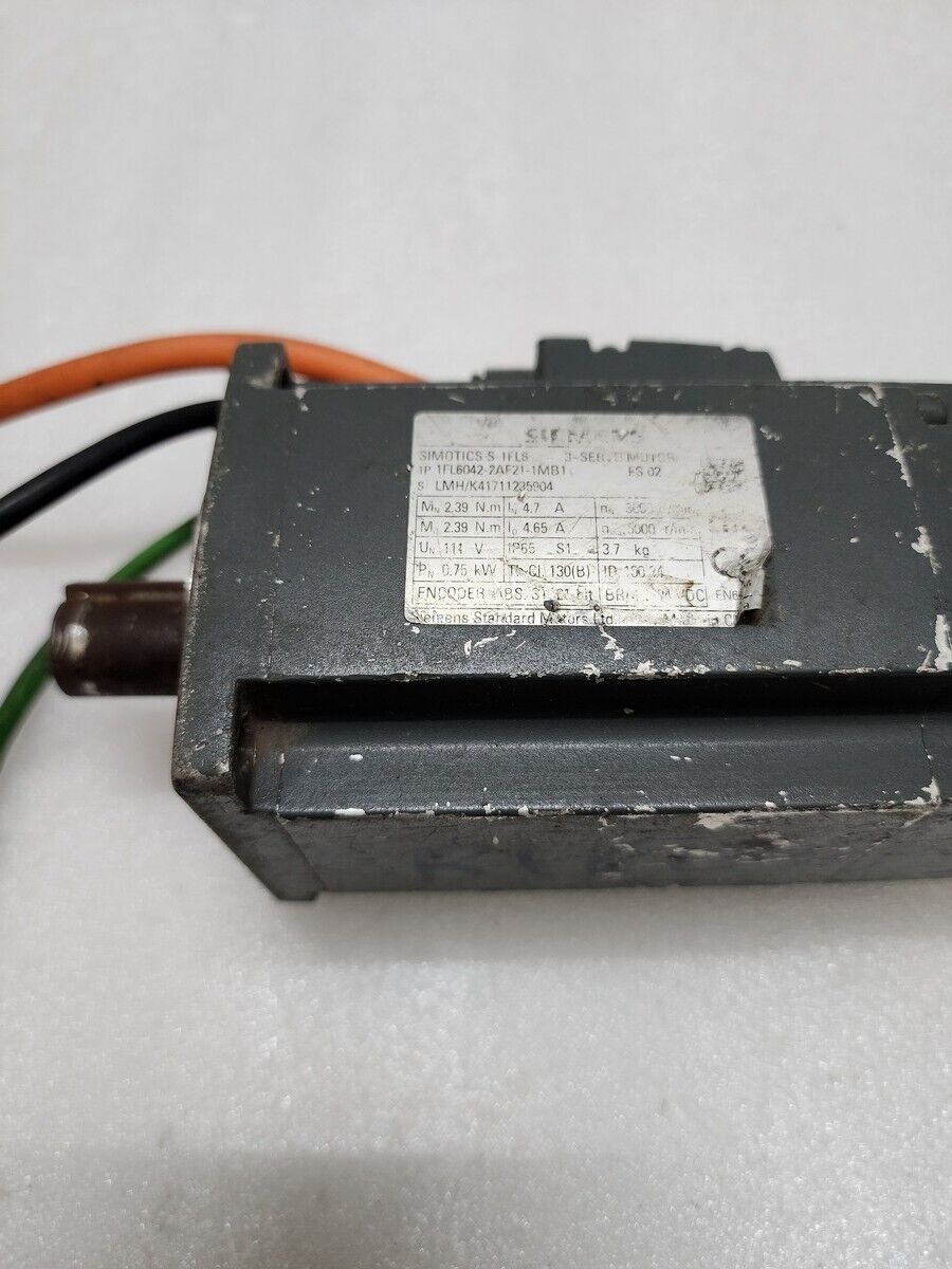 SIEMENS 1FL6042-2AF21-1MB1 AC SERVO MOTOR SIMOTICS S-1FL6