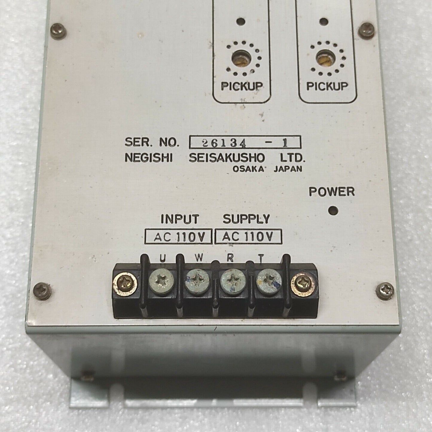 NEGISHI SEISAKUSHO NCR 84-HCLC-A 110VAC