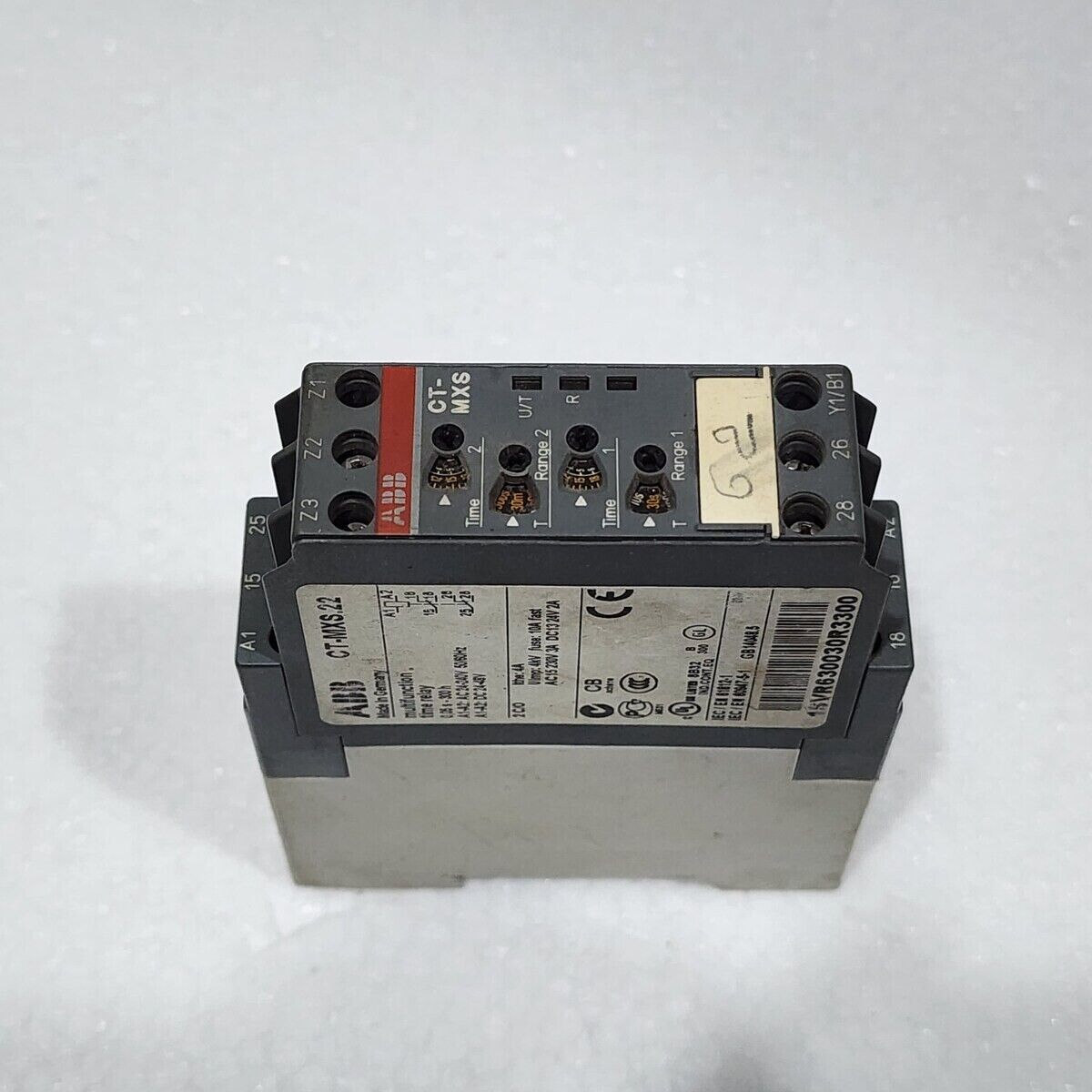 ABB CT-MXS.22 MULTI FUNCTION TIME RELAY 1SVR630030R3300 24-240VAC/24-48VDC