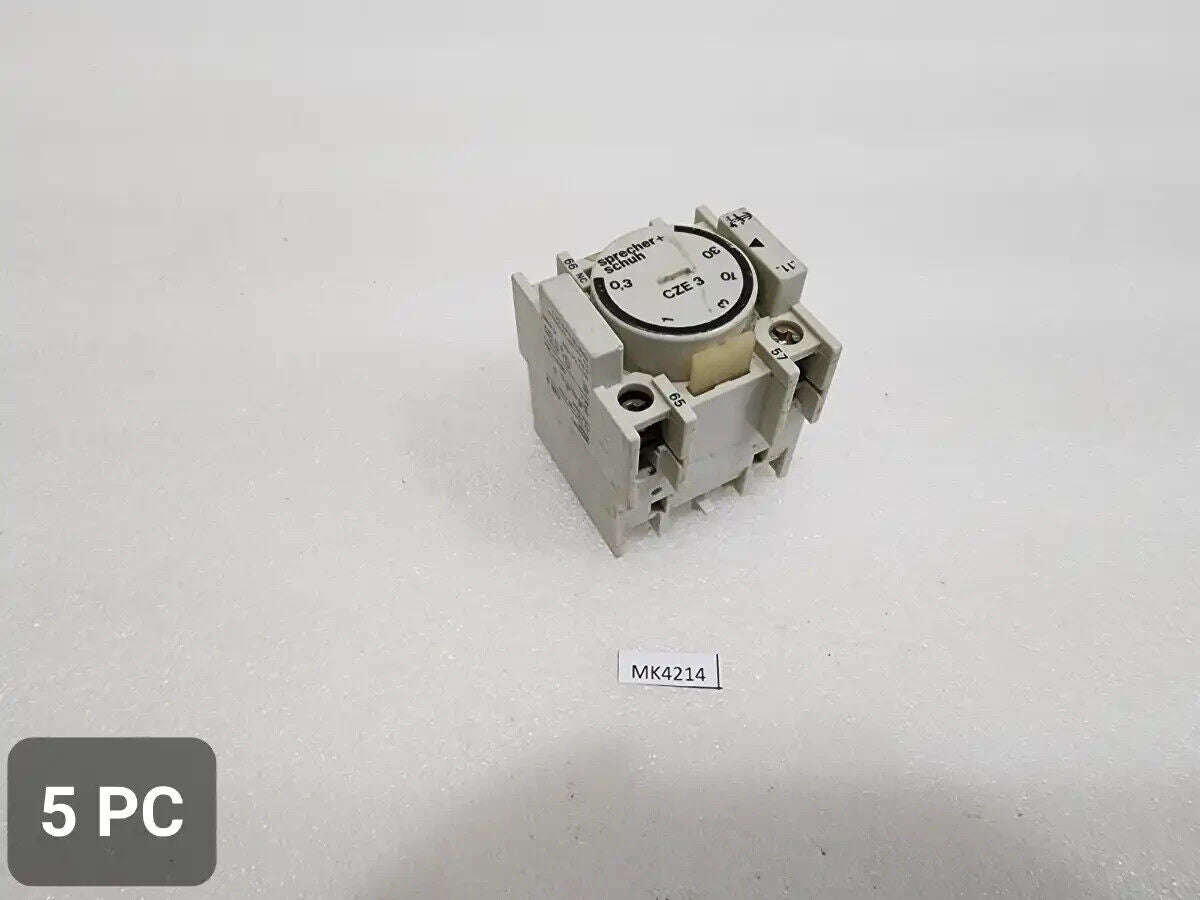 SPRECHER + SCHUH CZE3 TIME DELAY RELAY 0.3-30SEC