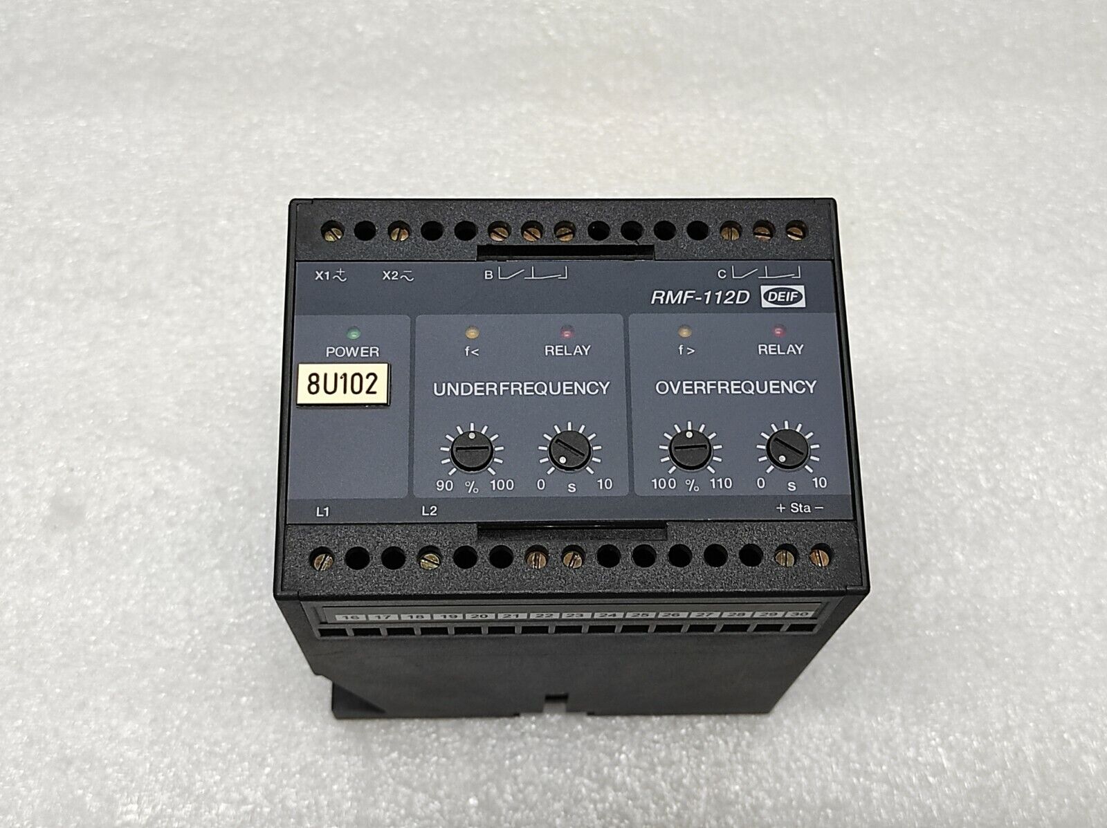 DEIF RMF-112D FREQUENCY RELAY 407746.80 440VAC