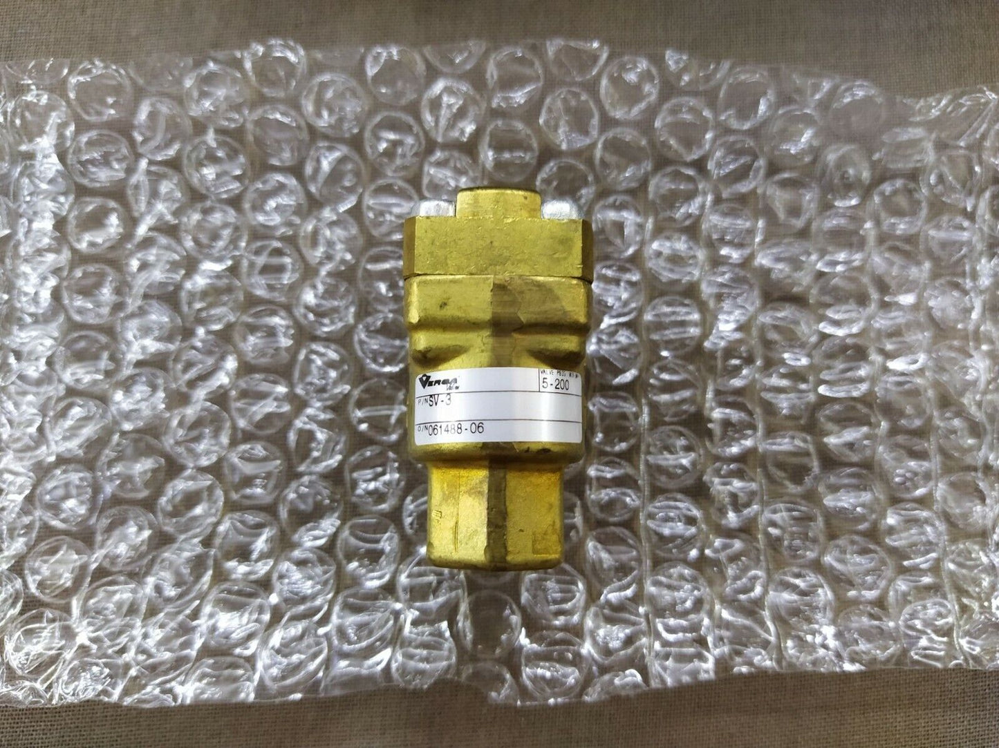 Versa SV-3 Valve 061488-06 200 PSI