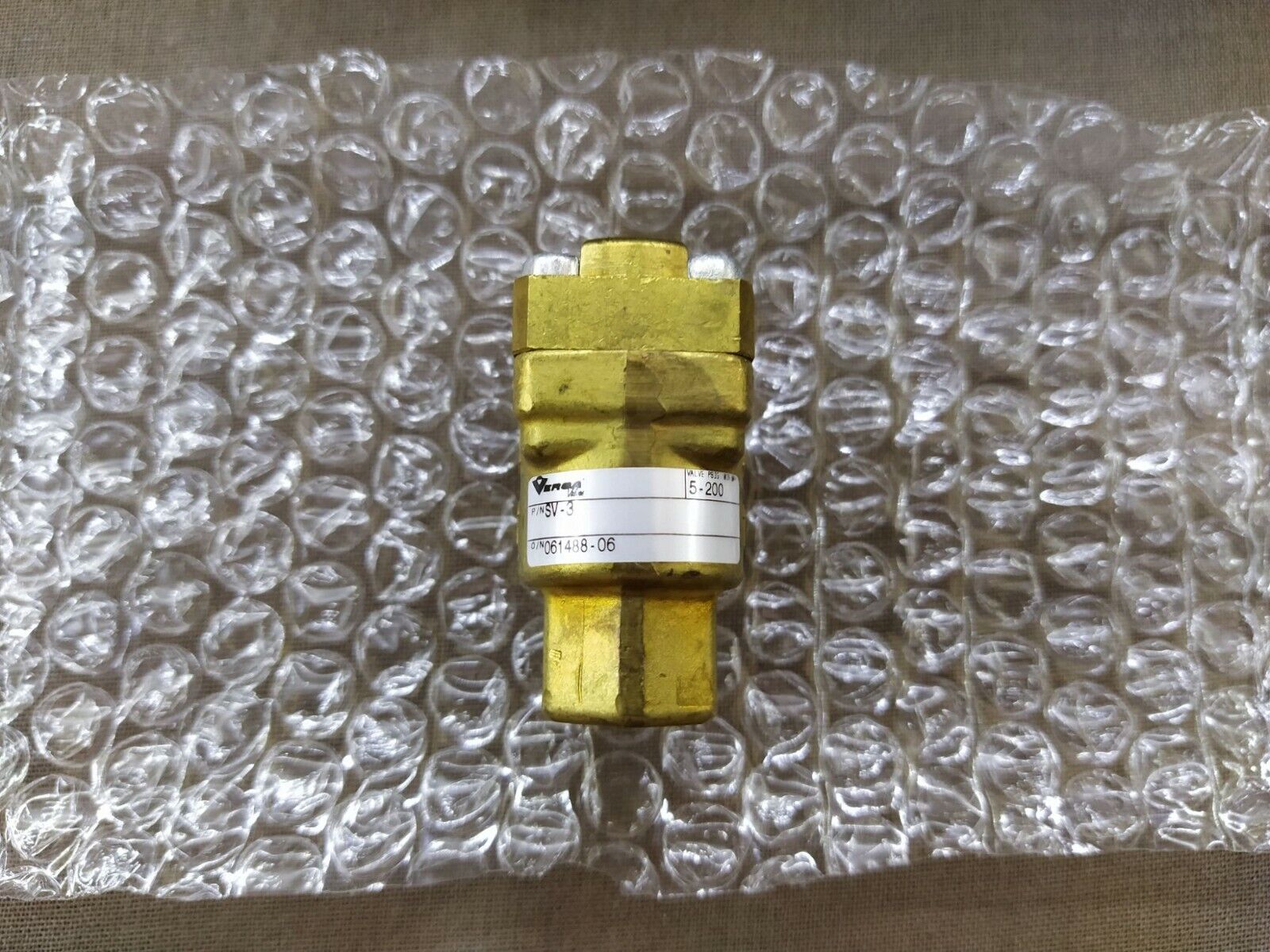 Versa SV-3 Valve 061488-06 200 PSI