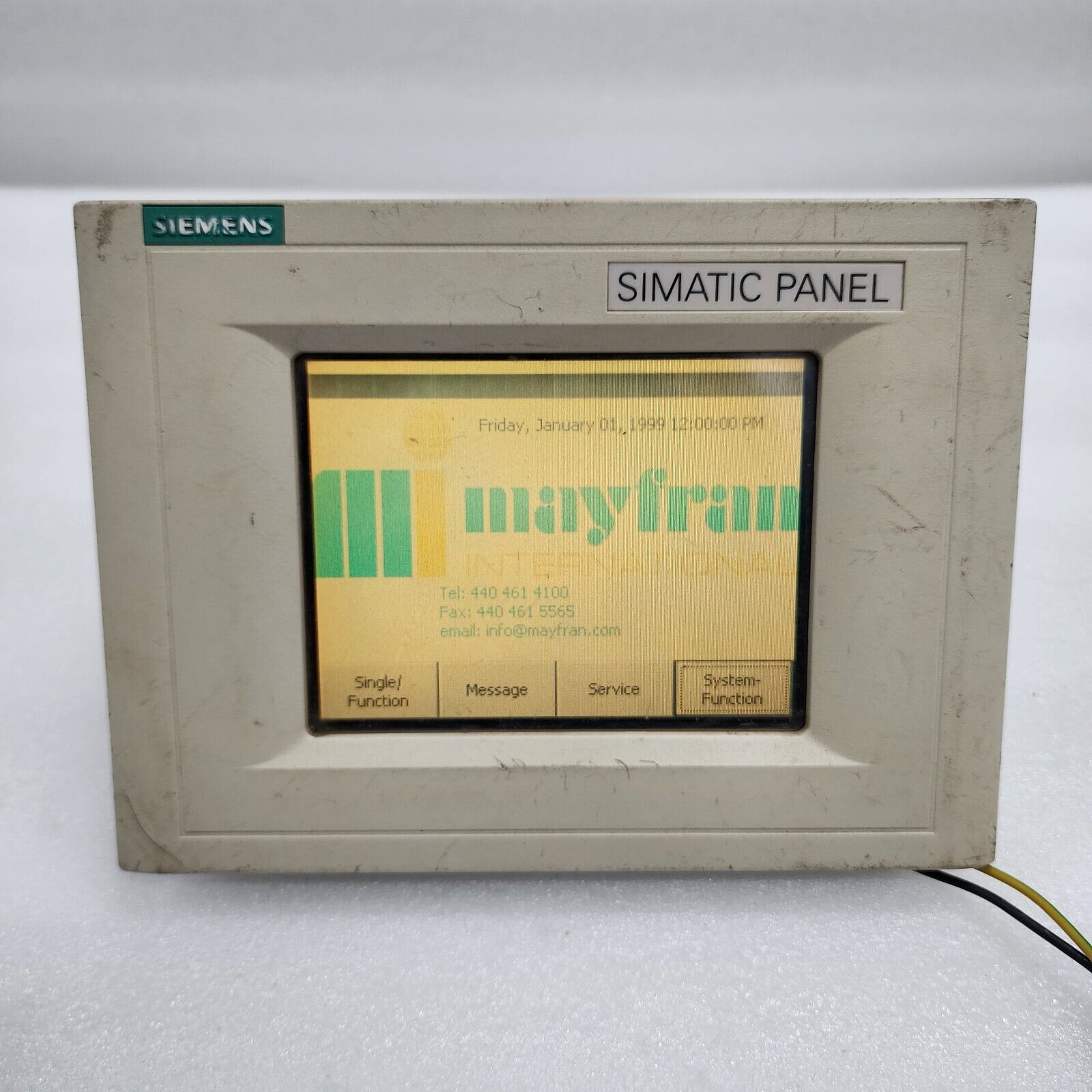 SIEMENS 6AV6 545-0BC15-2AX0 TOUCH PANEL TP 170B COLOR 24VDC