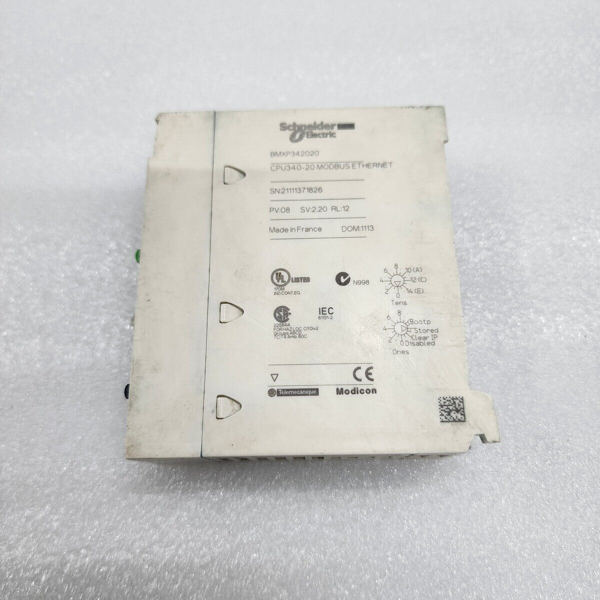 BMXP342020 CPU340-20 MODBUS ETHERNET